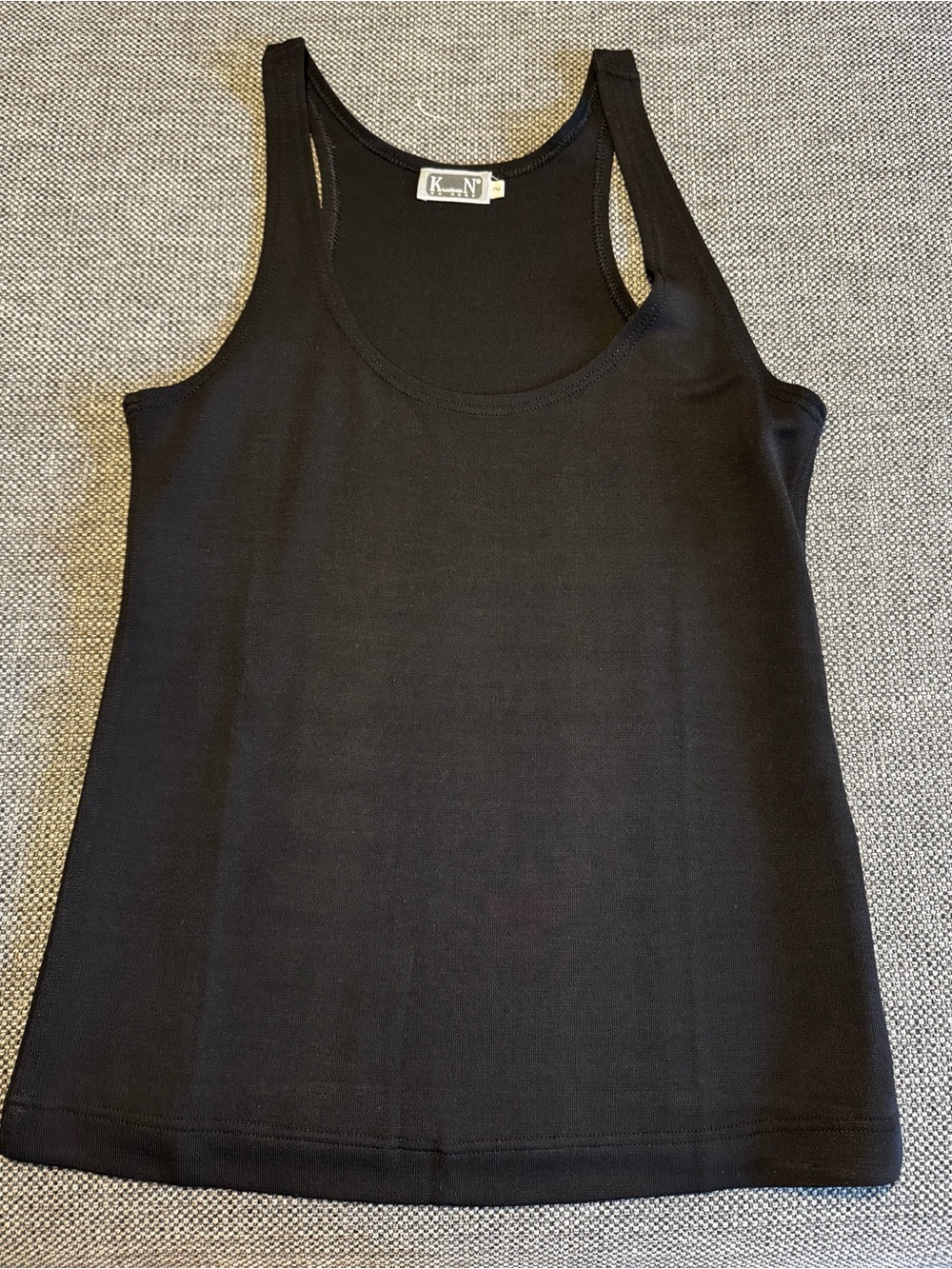 Black Racerback Tank Top